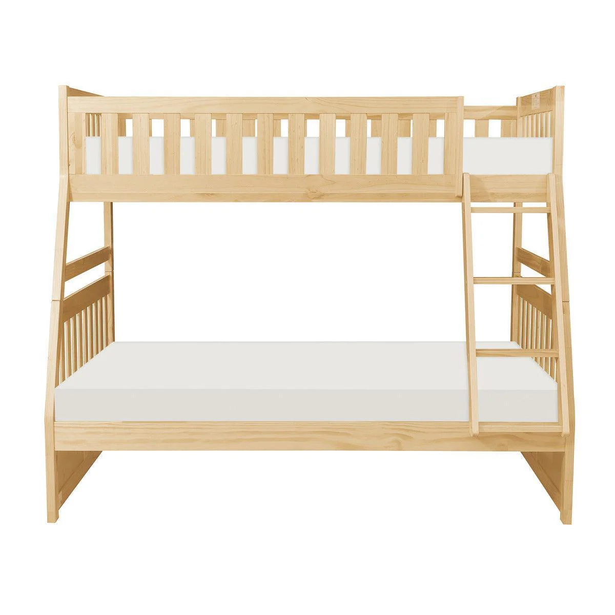 Bartly Natural Twin Over Full Bunk Bed - Image 2