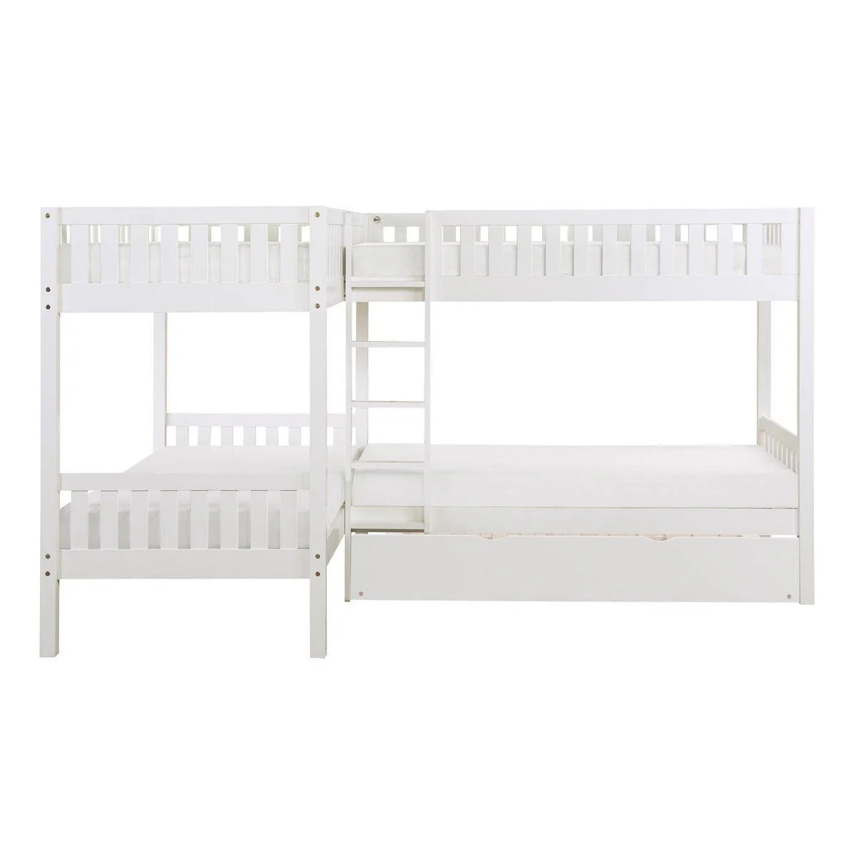 Galen White Ladder Trundle Daybed - Image 3