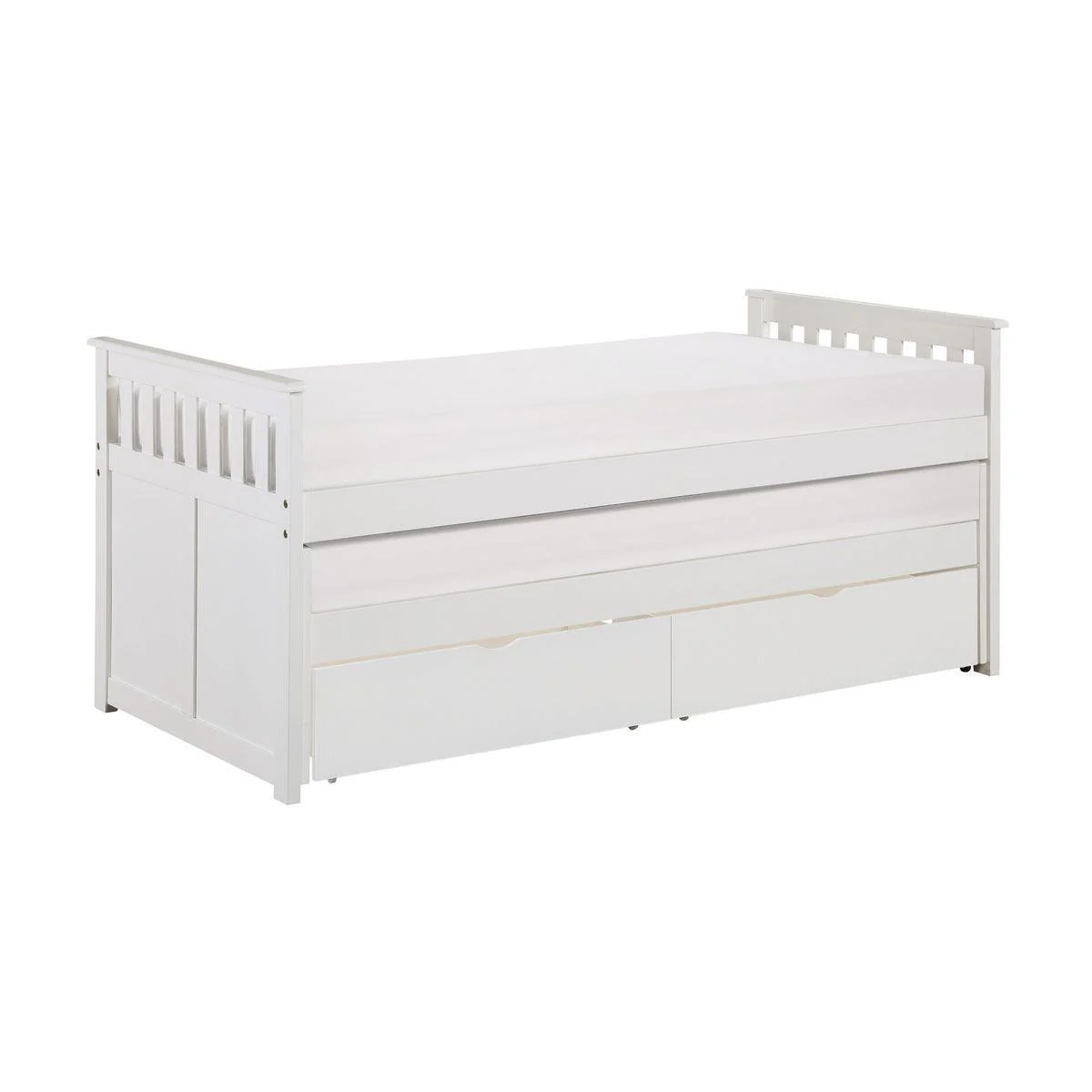 Galen White Twin Daybed With Storage Boxes - Image 2