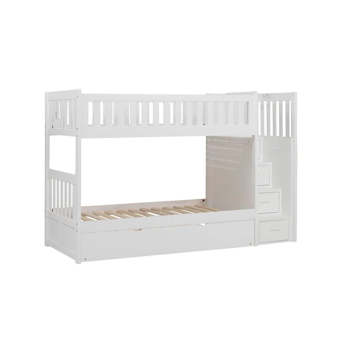 Galen White Storage Trundle Daybed - Image 3