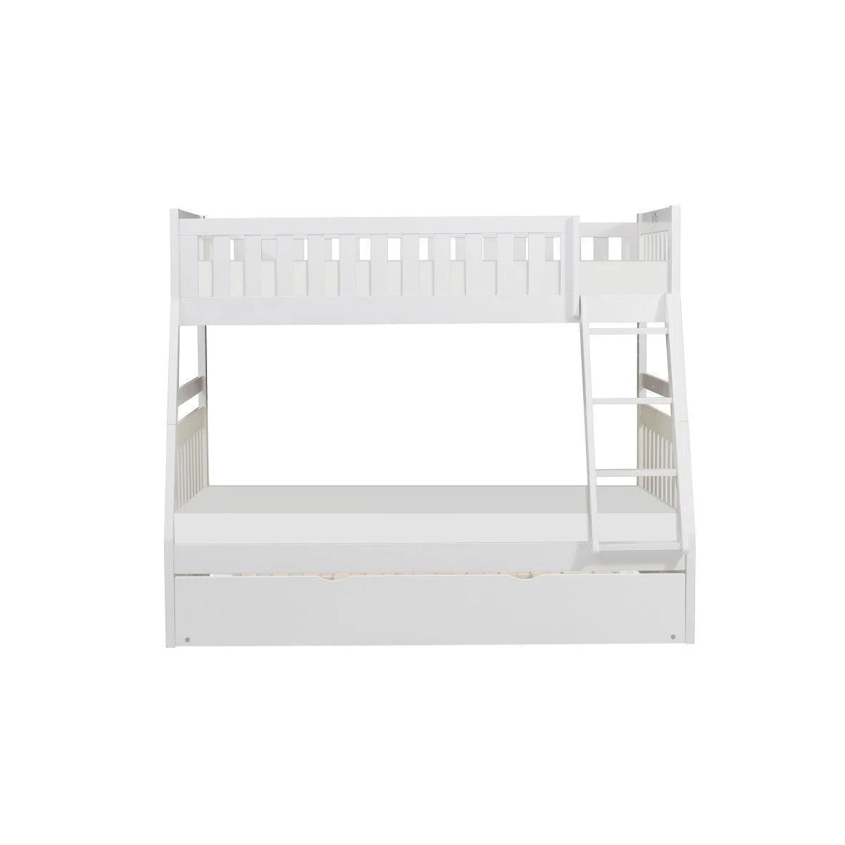 Galen White Twin Full Bunk Bed With Twin Trundle - Image 2