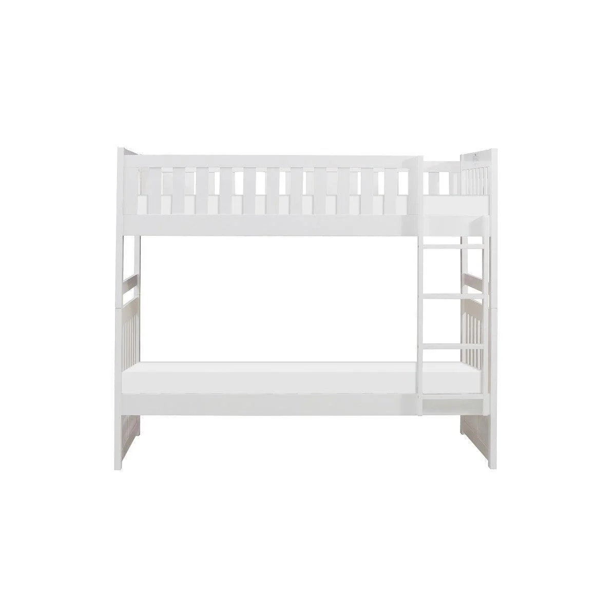 Galen White Twin Over Twin Bunk Bed - Image 2