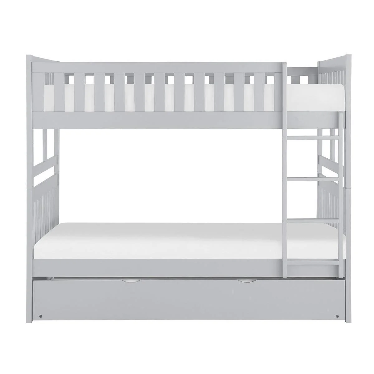 Orion Gray Full Over Full Bunk Bed With Twin Trundle - Image 2