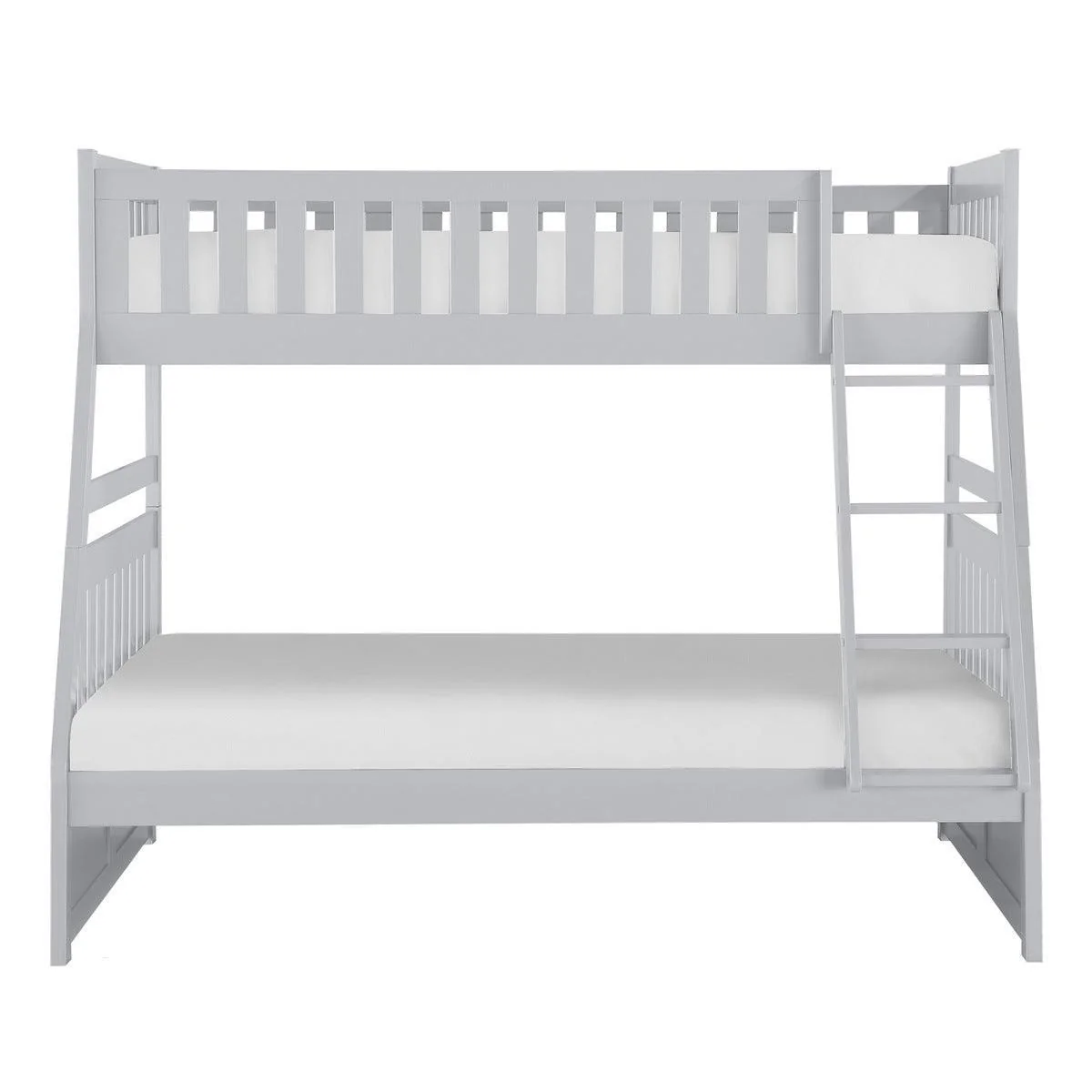 Orion Gray Twin Full Bunk Bed - Image 2