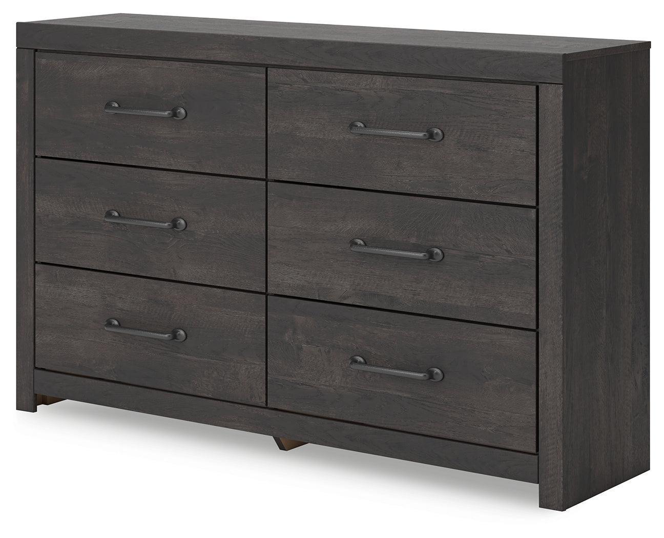 Hollivern Dark Gray Dresser - Image 3
