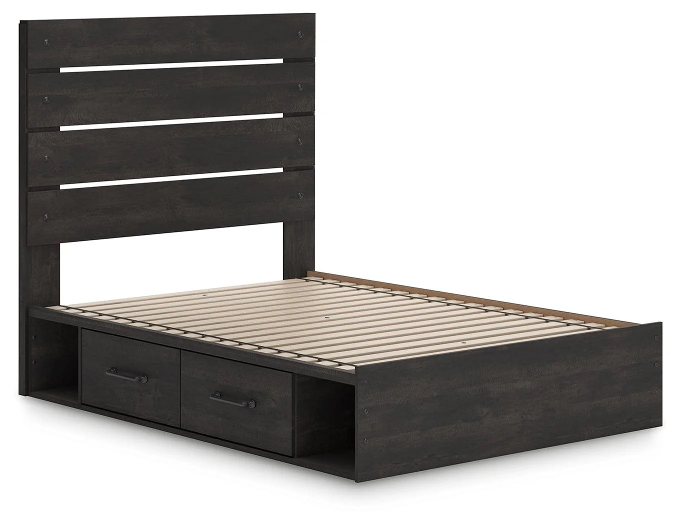 Hollivern Dark Gray Full Panel Storage Bed - Image 3