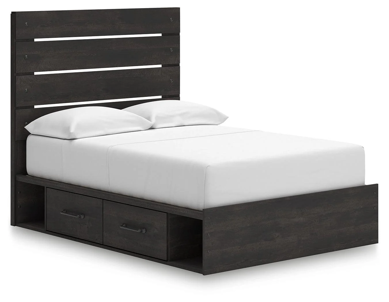 Hollivern Dark Gray Full Panel Storage Bed - Image 2