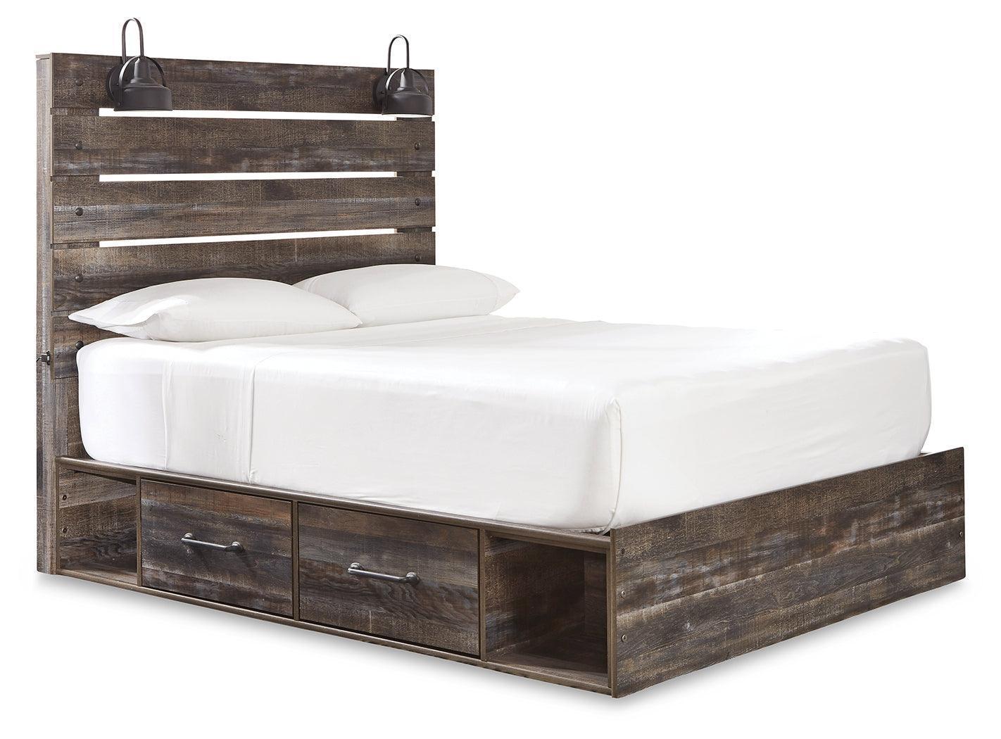 Drystan Multi Queen Panel Bed With 4 Storage Drawers - Image 2
