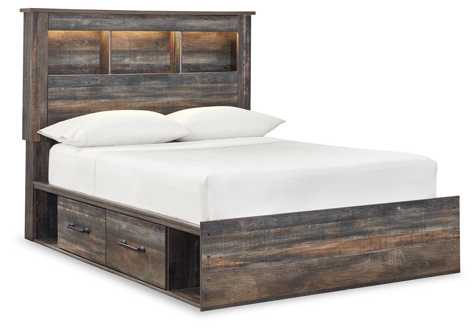 Drystan Multi Full Bookcase Bed With 4 Storage Drawers - Image 2