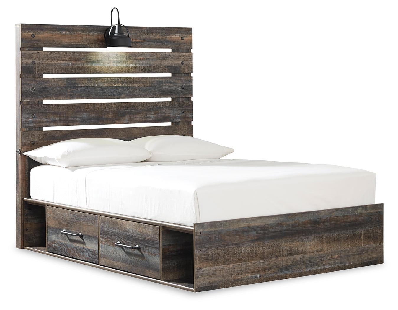 Drystan Multi Full Panel Bed With 4 Storage Drawers - Image 2