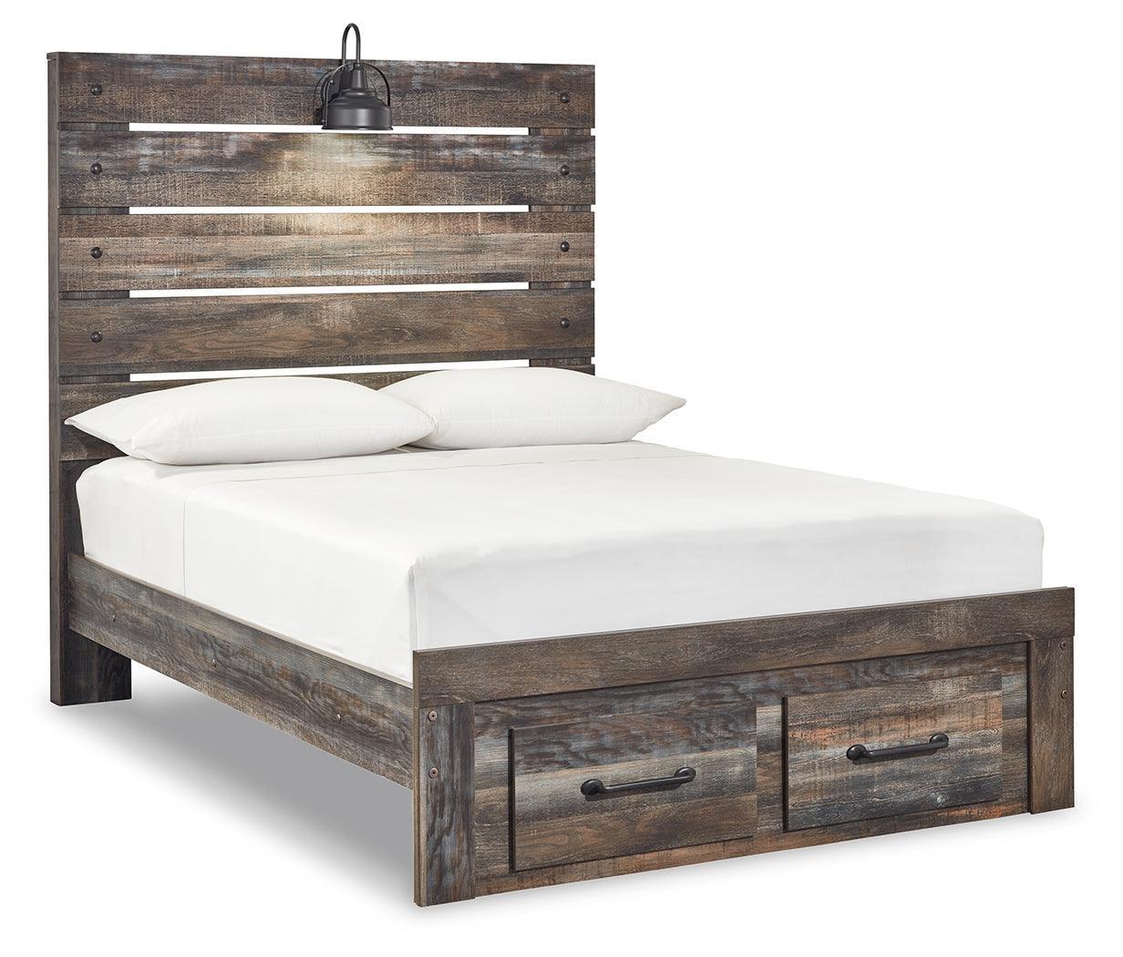 Drystan Multi Full Panel Bed With 2 Storage Drawers - Image 2