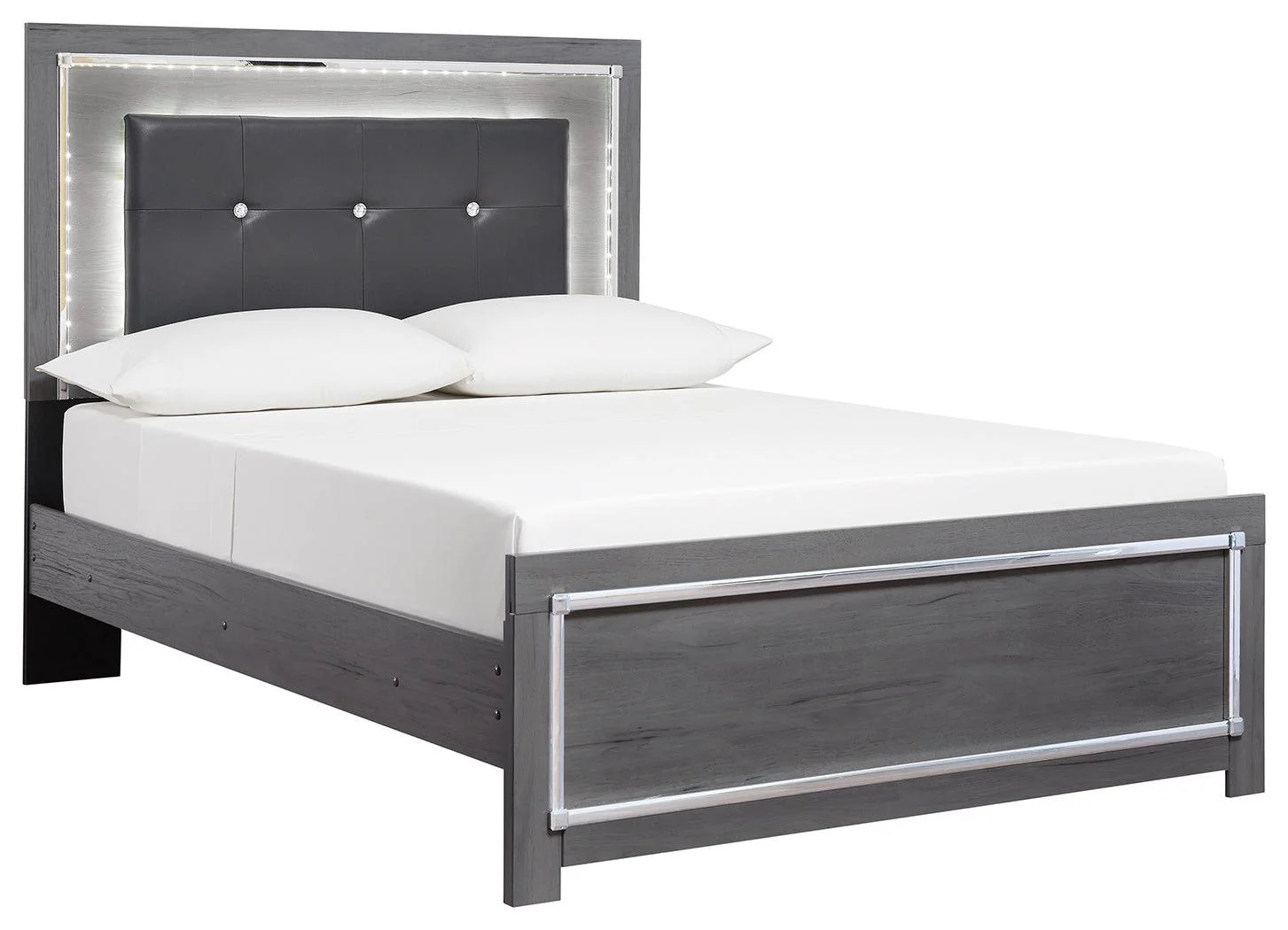 Lodanna Gray Full Panel Bed - Image 2