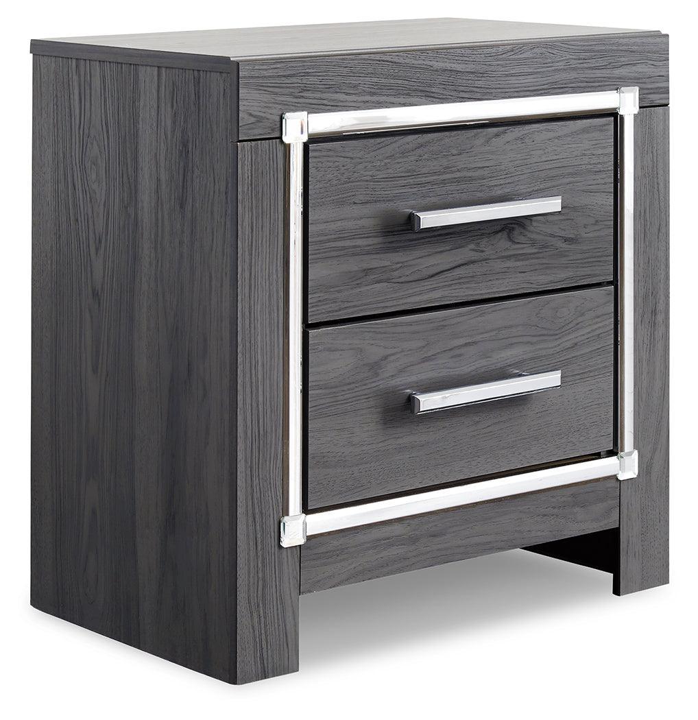 Lodanna Gray Nightstand - Image 2