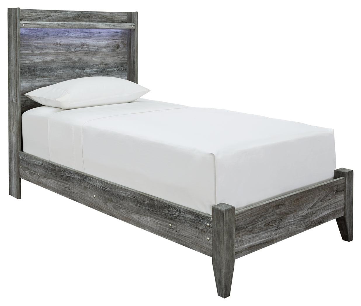 Baystorm Gray Twin Panel Bed - Image 2