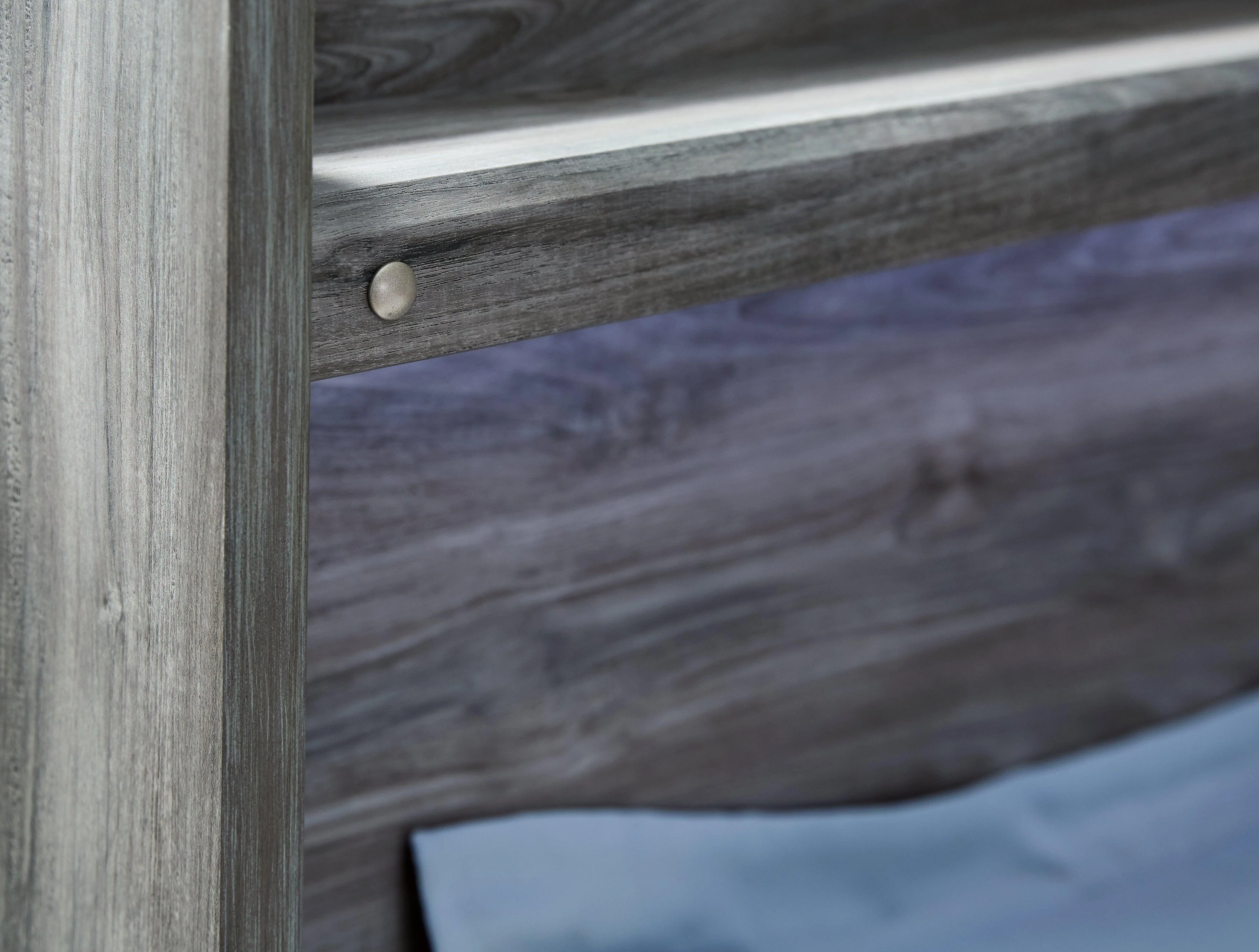 Baystorm Gray Full Panel Bed With 2 Storage Drawers - Image 3