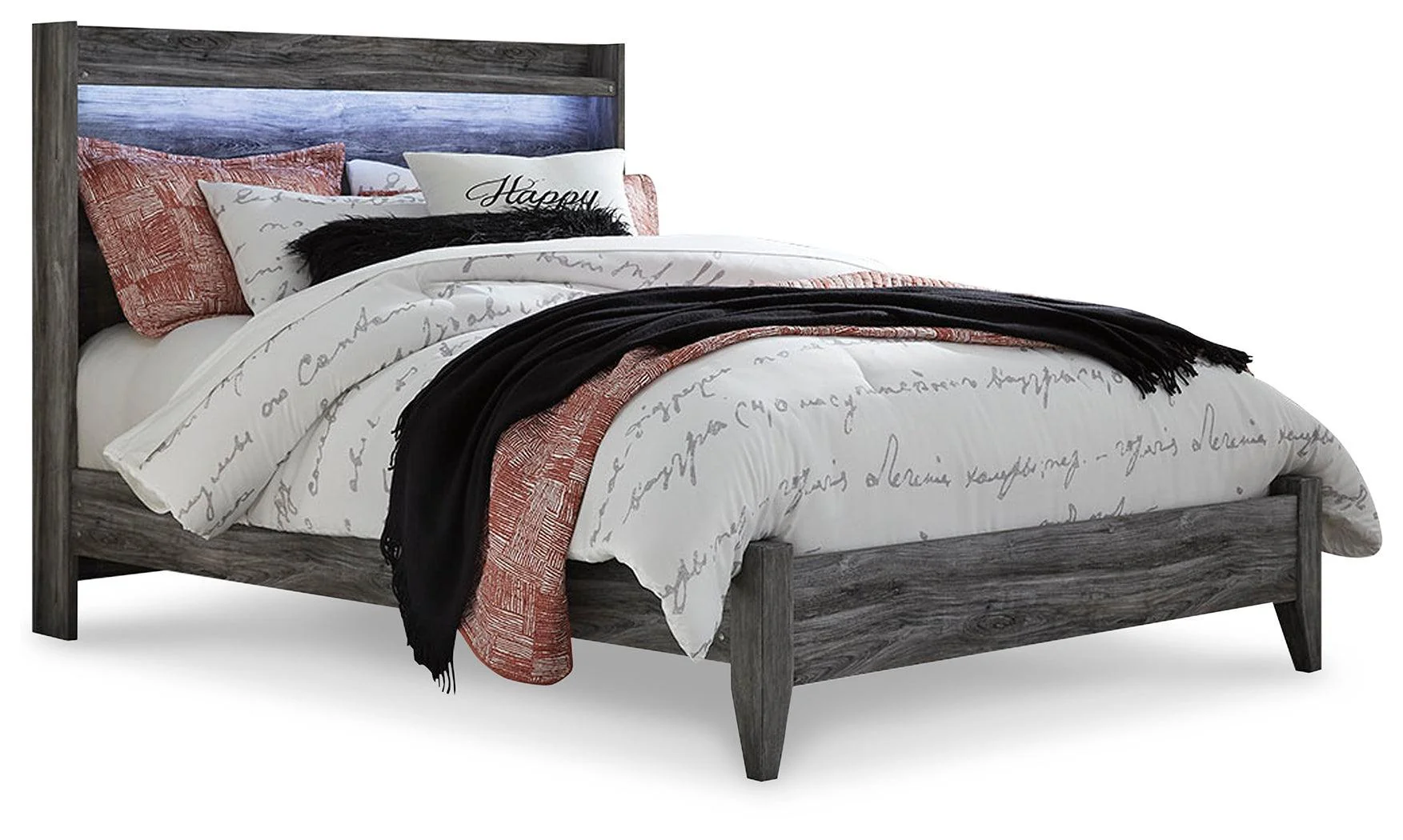 Baystorm Gray Queen Panel Bed - Image 2