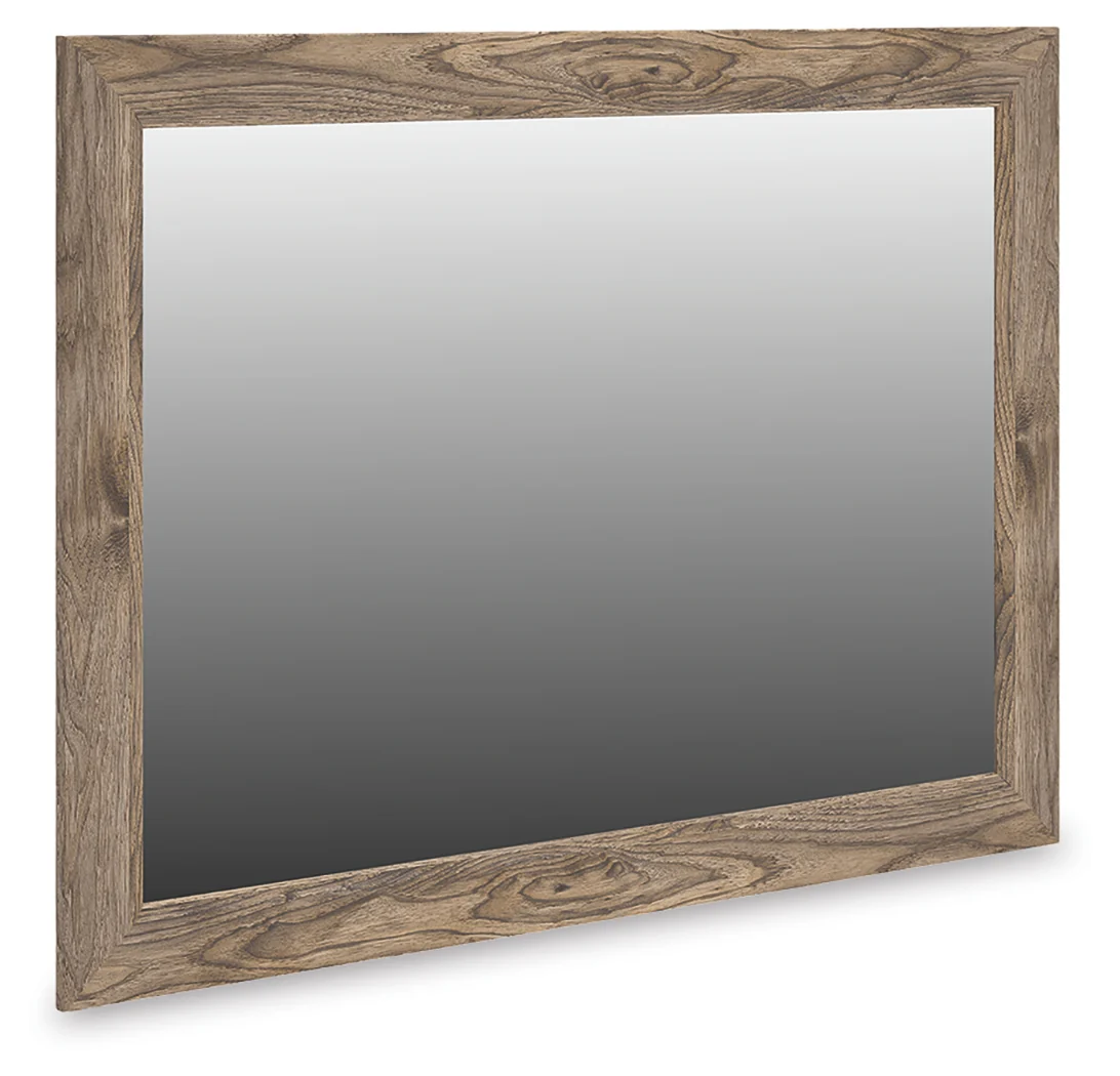 Rusticott Brown Bedroom Mirror - Image 1