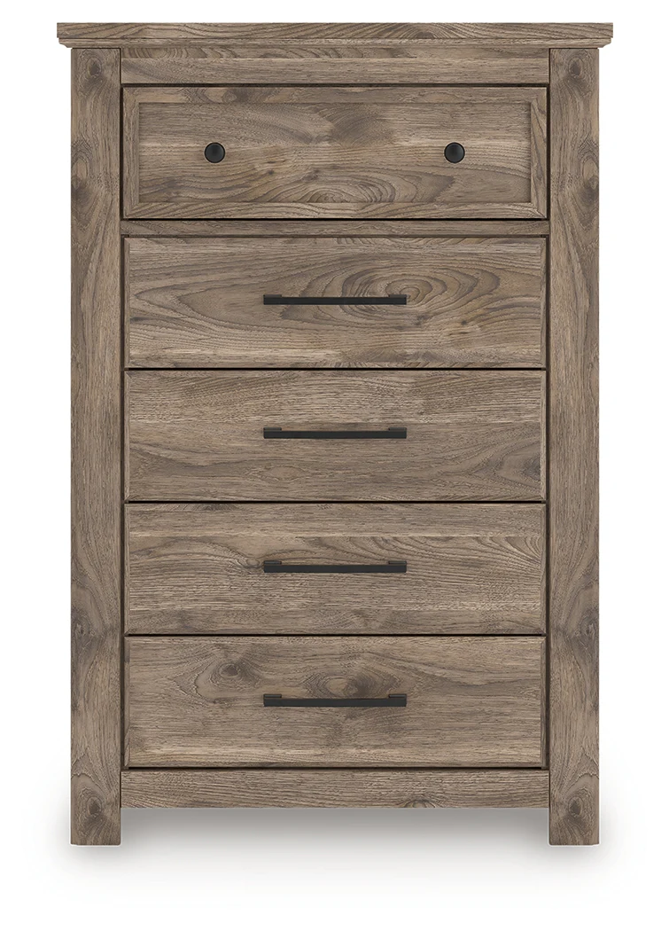 Rusticott Brown Chest of Drawers - Image 3