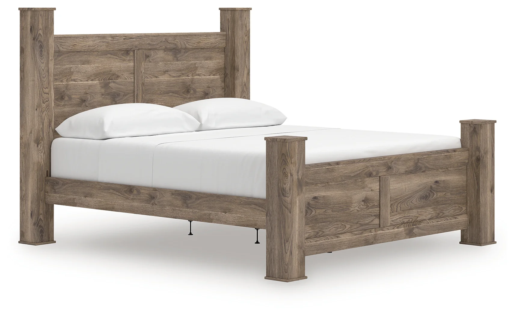 Rusticott Brown King Poster Bed - Image 2