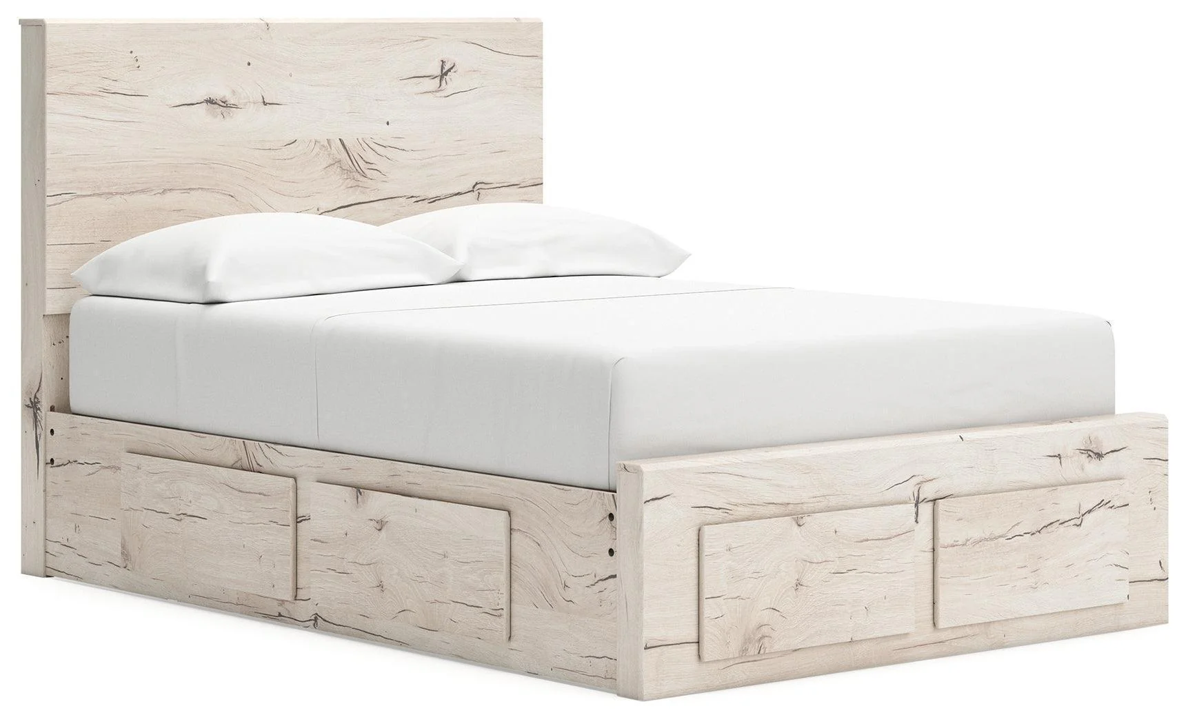 Lawroy Light Natural Full Panel Storage Bed - Image 3