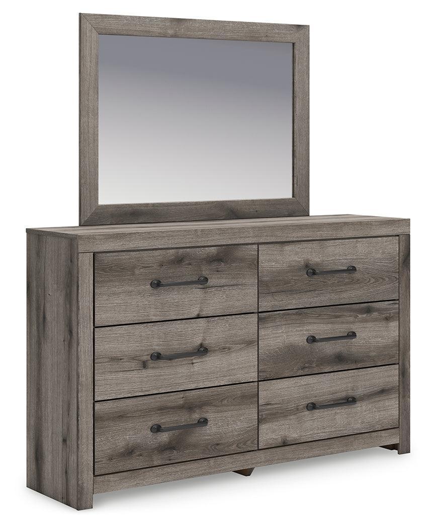 Graystorm Brown Gray Dresser and Mirror - Image 2