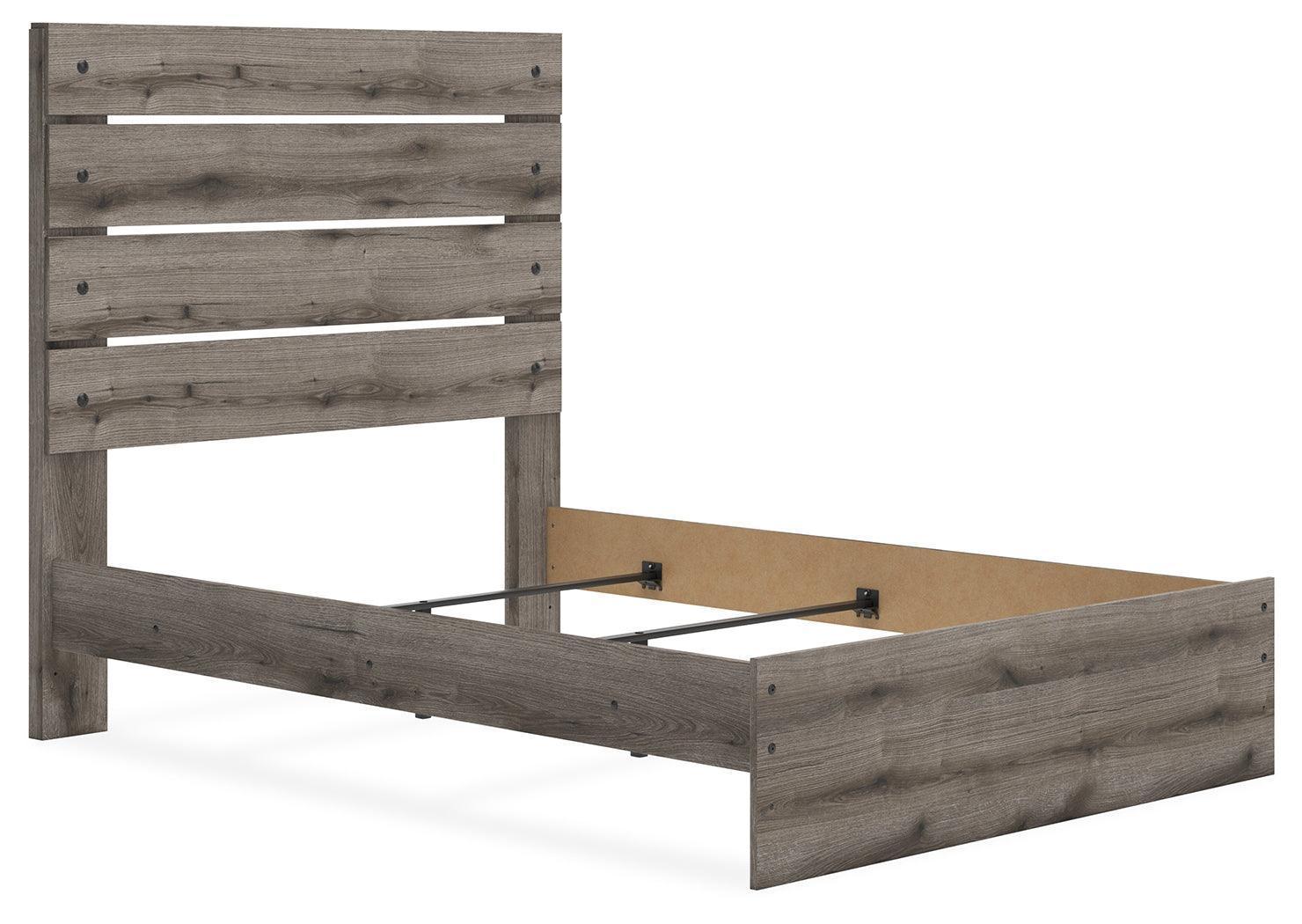 Graystorm Brown Gray Full Panel Bed - Image 3
