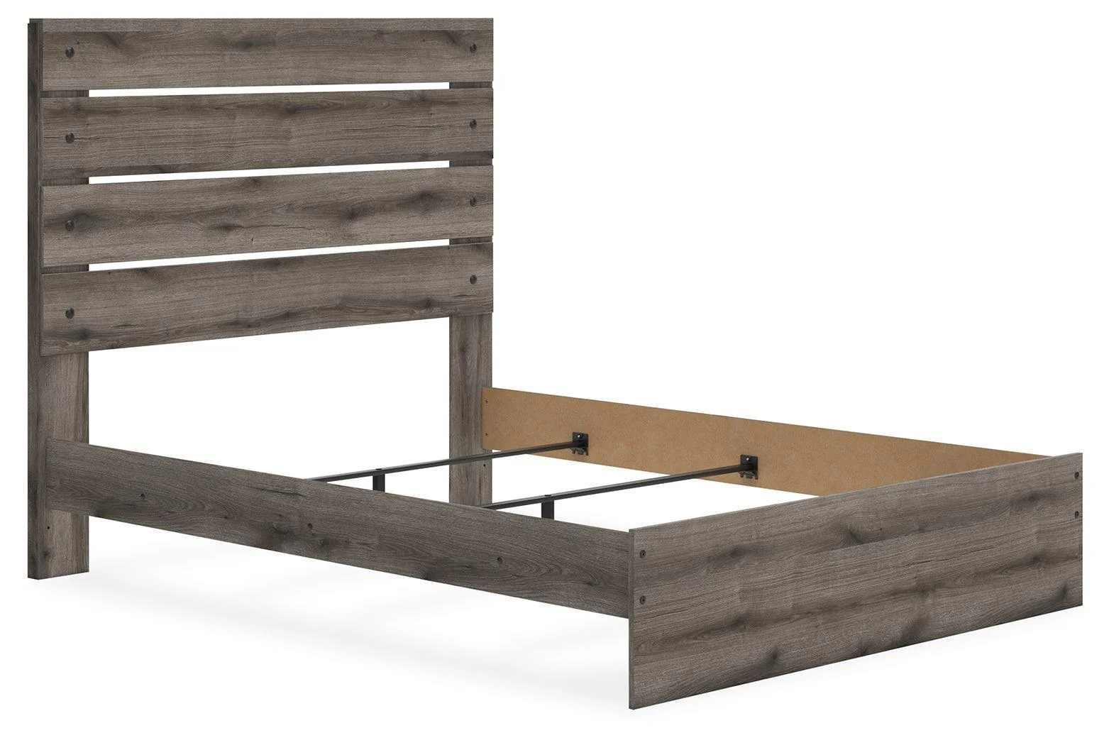 Graystorm Brown Gray Queen Panel Bed - Image 3