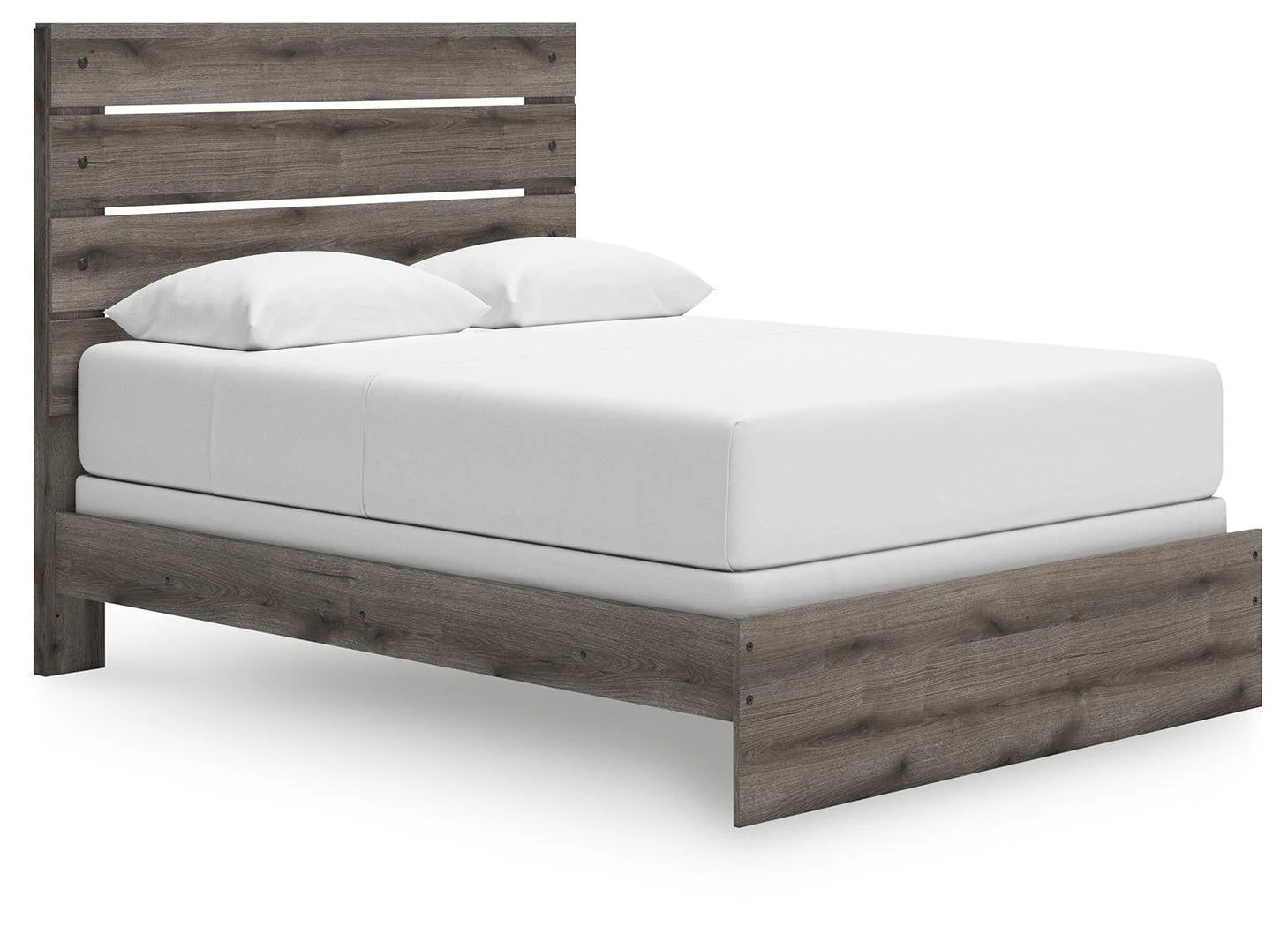 Graystorm Brown Gray Queen Panel Bed - Image 2