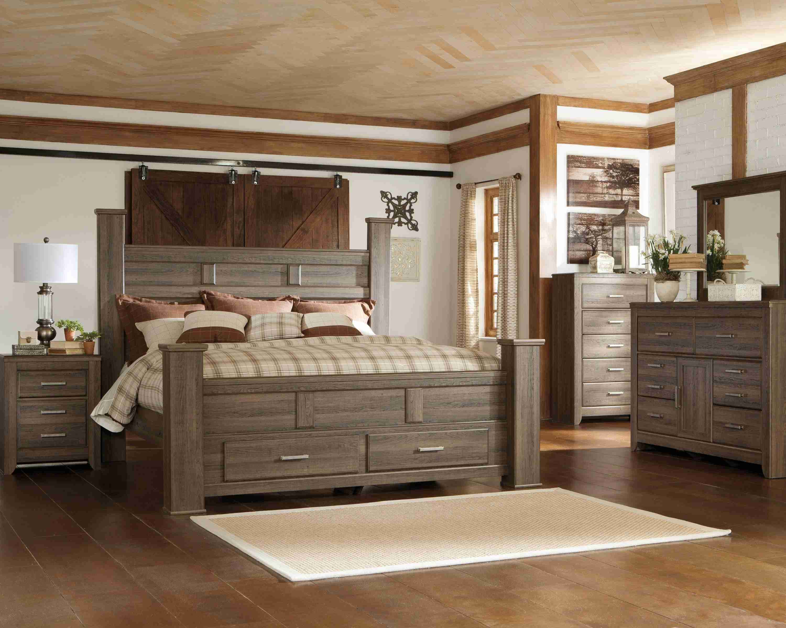 Juararo Dark Brown Dresser And Mirror - Image 3