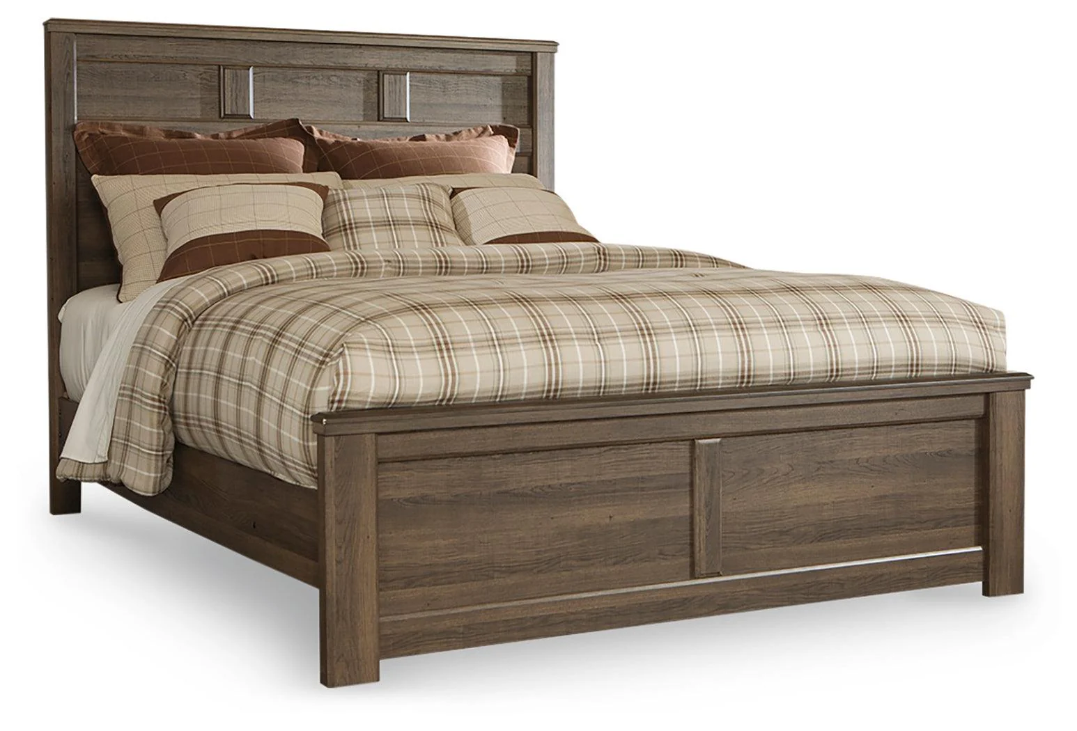 Juararo Dark Brown Queen Panel Bed - Image 2