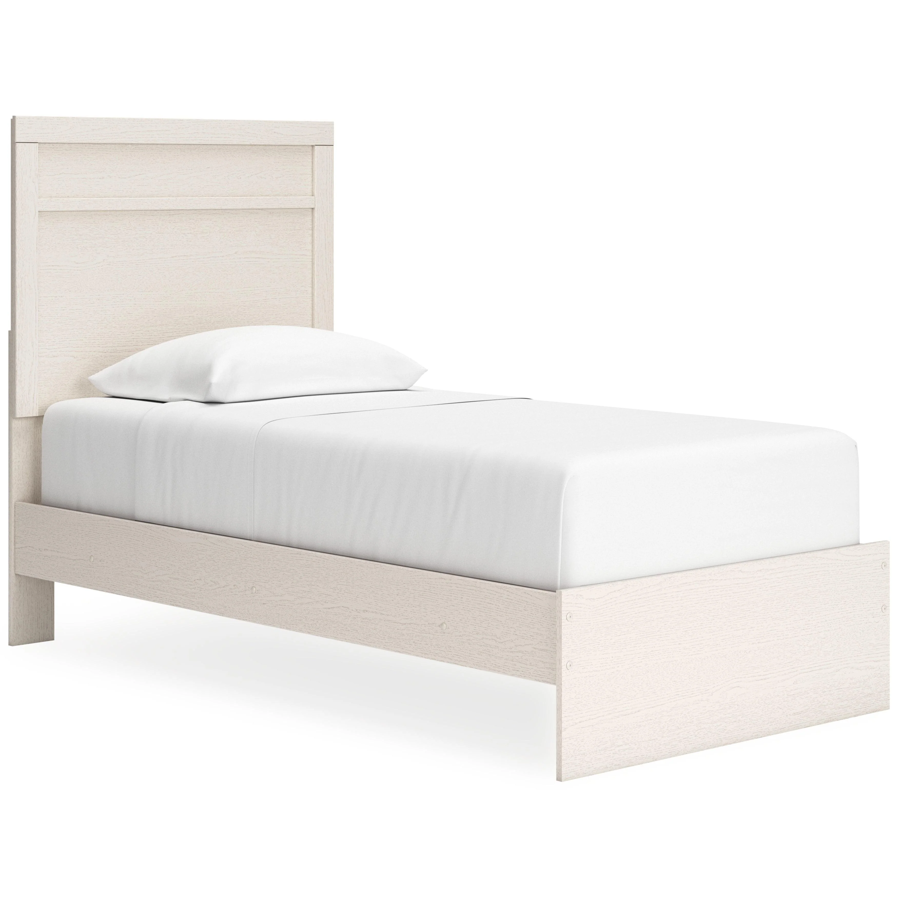 Stelsie White Twin Panel Bed - Image 2