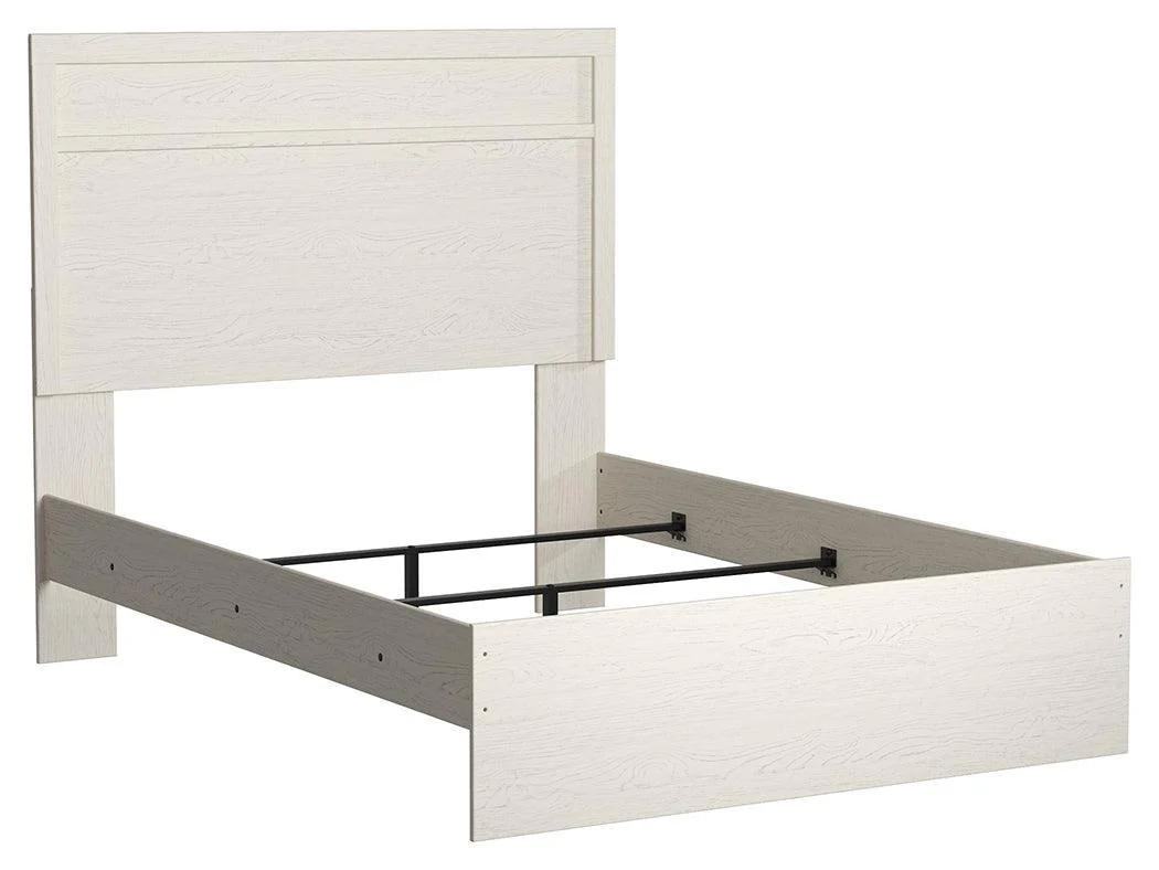 Stelsie White Full Panel Bed - Image 1