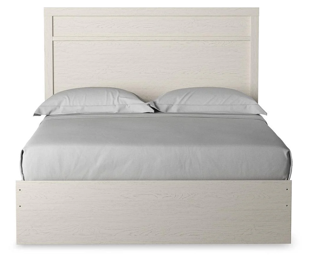 Stelsie White Queen Panel Bed - Image 3