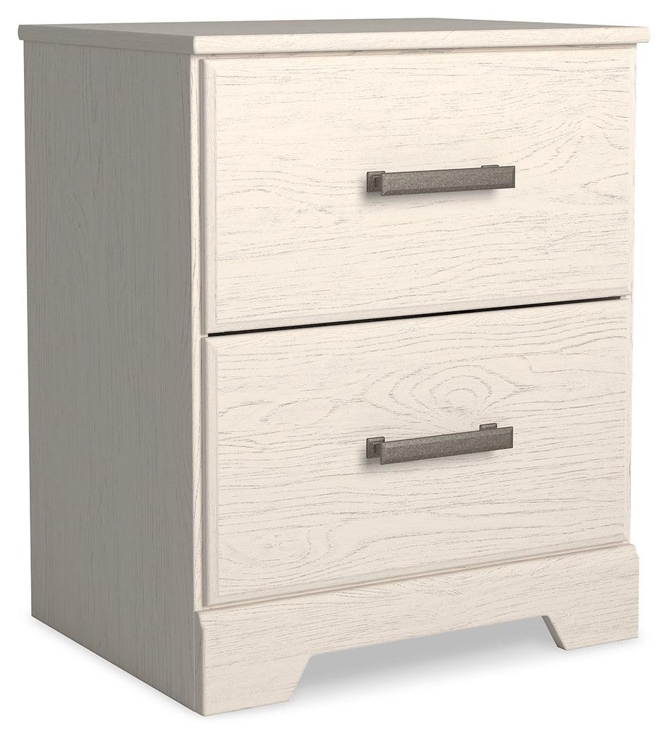 Stelsie White Nightstand - Image 2