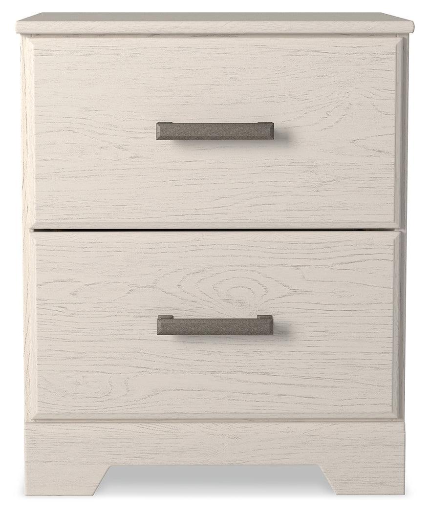 Stelsie White Nightstand - Image 1
