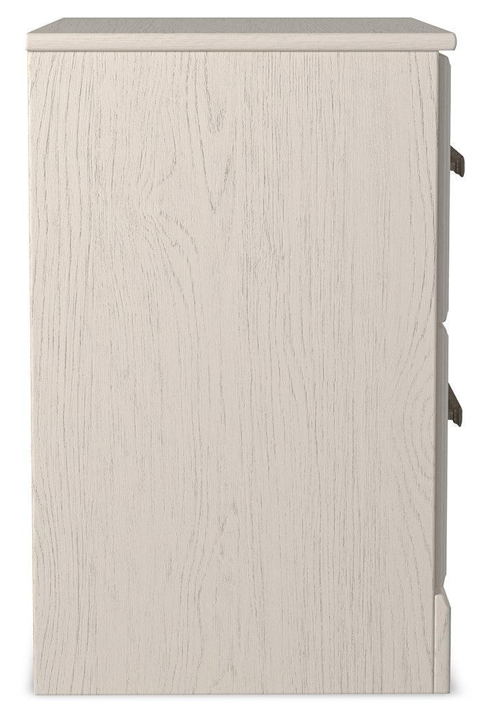 Stelsie White Nightstand - Image 3
