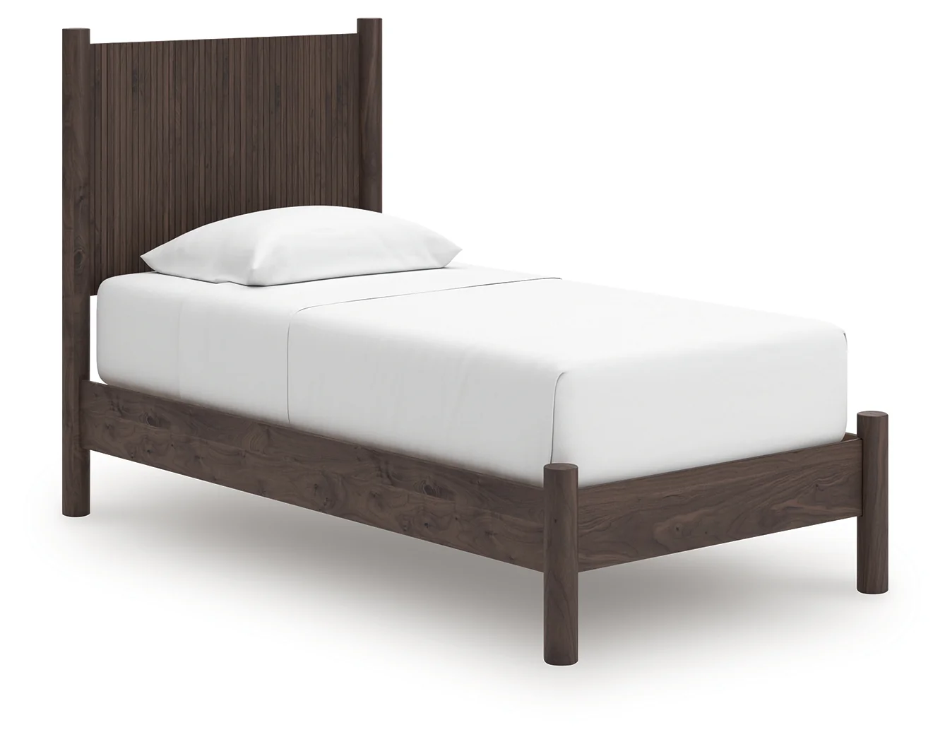 Pamytta Brown Twin Panel Platform Bed - Image 2