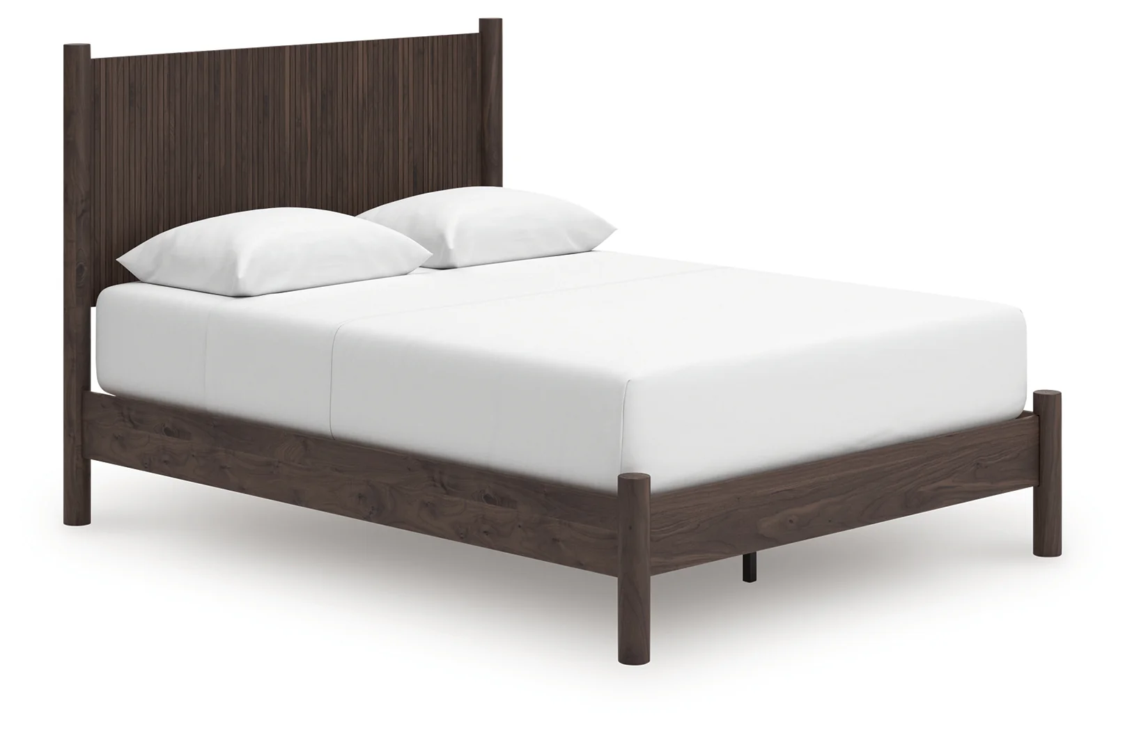 Pamytta Brown Queen Panel Platform Bed - Image 2