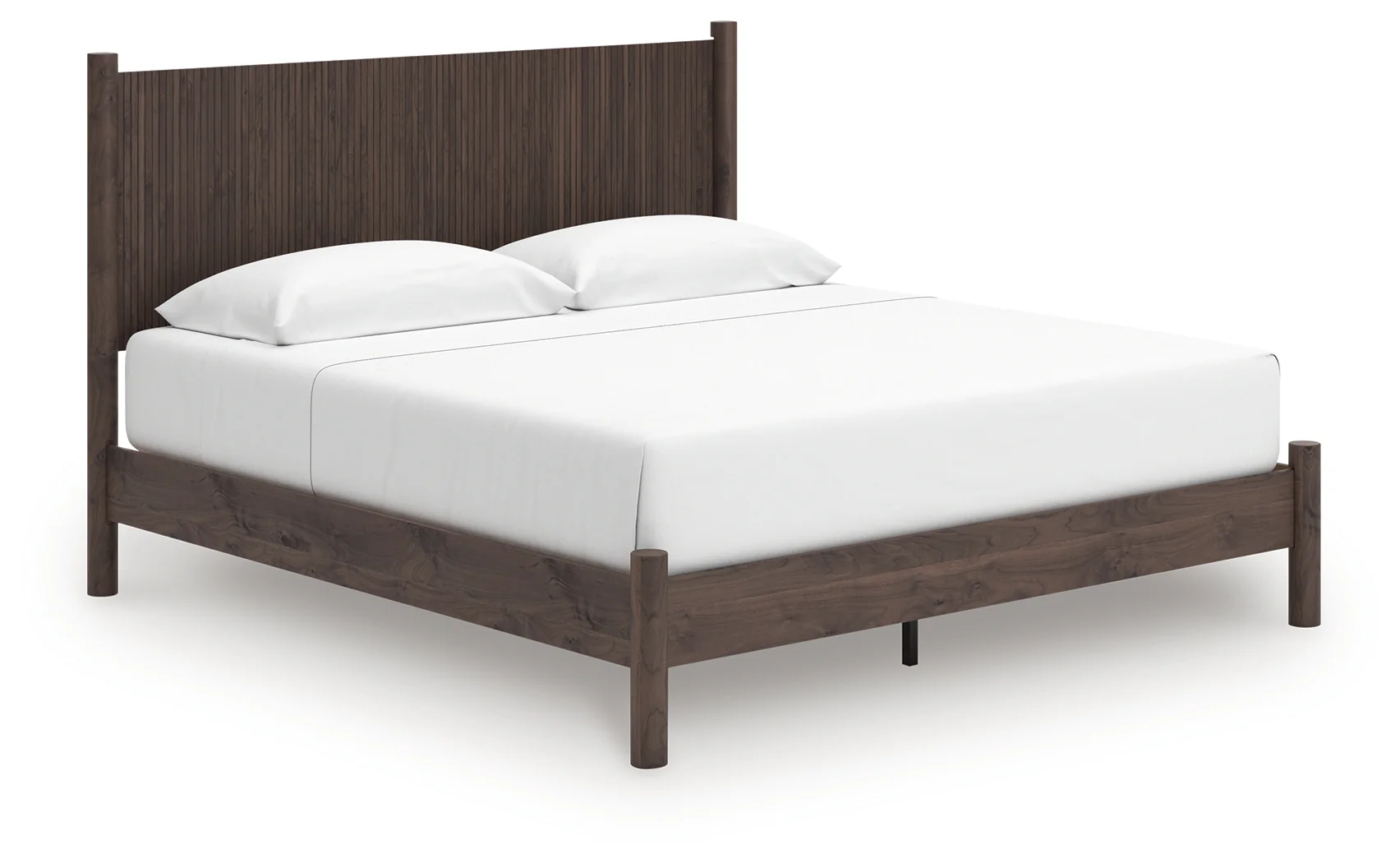 Pamytta Brown King Panel Platform Bed - Image 2