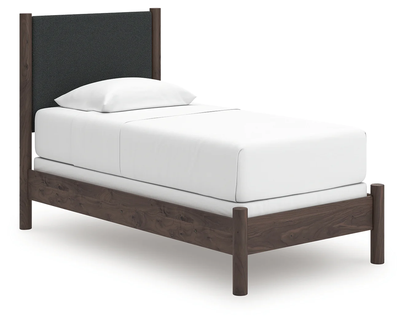 Pamytta Brown Twin Upholstered Panel Bed - Image 2