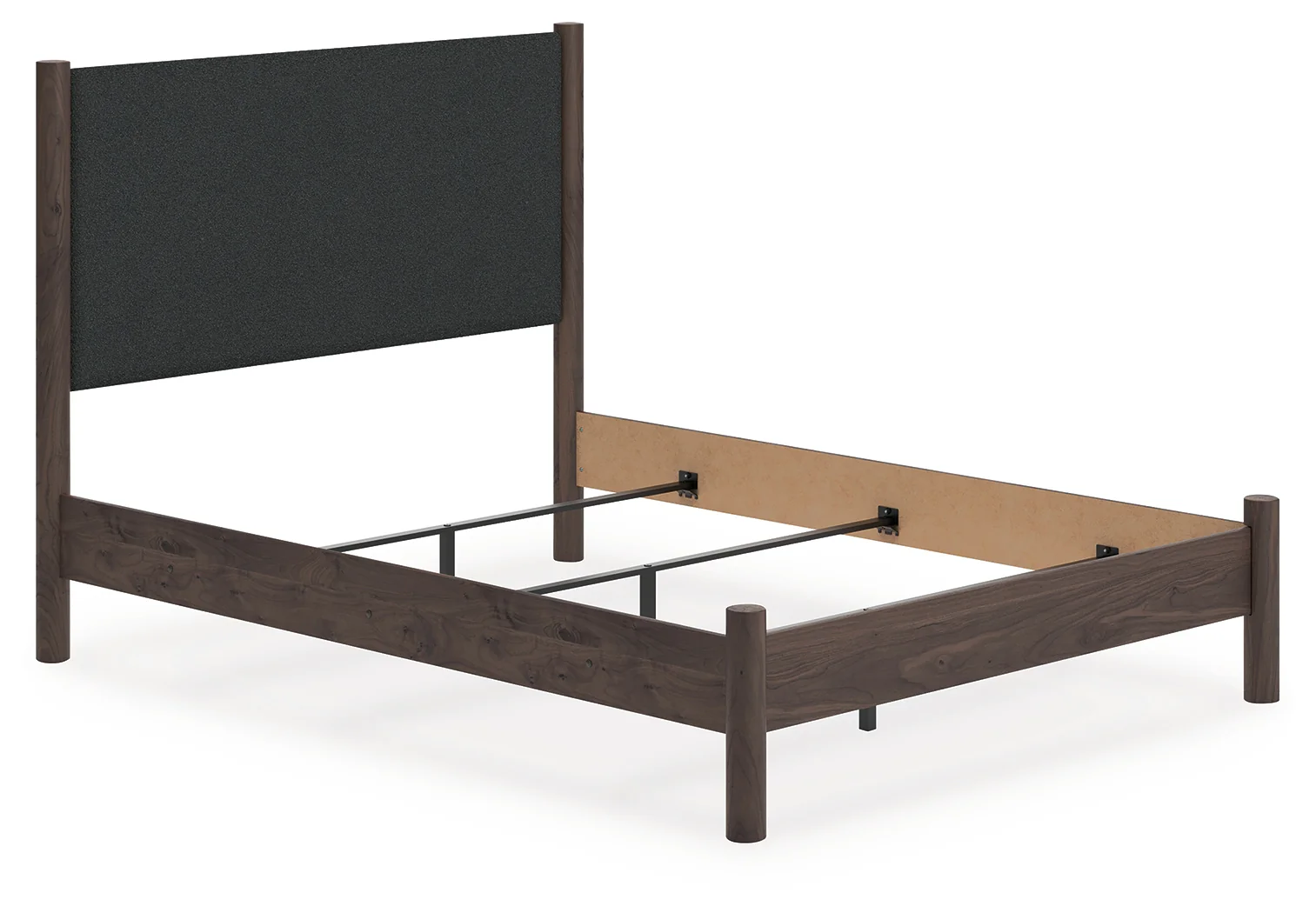 Pamytta Brown Queen Upholstered Panel Bed - Image 1