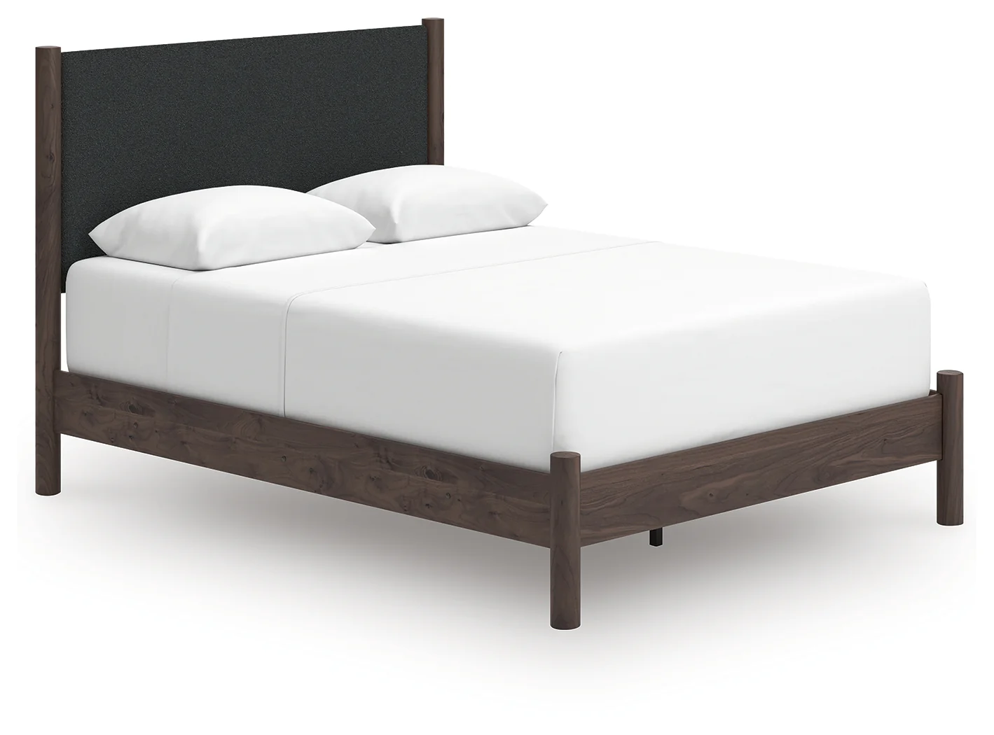 Pamytta Brown Queen Upholstered Panel Bed - Image 2