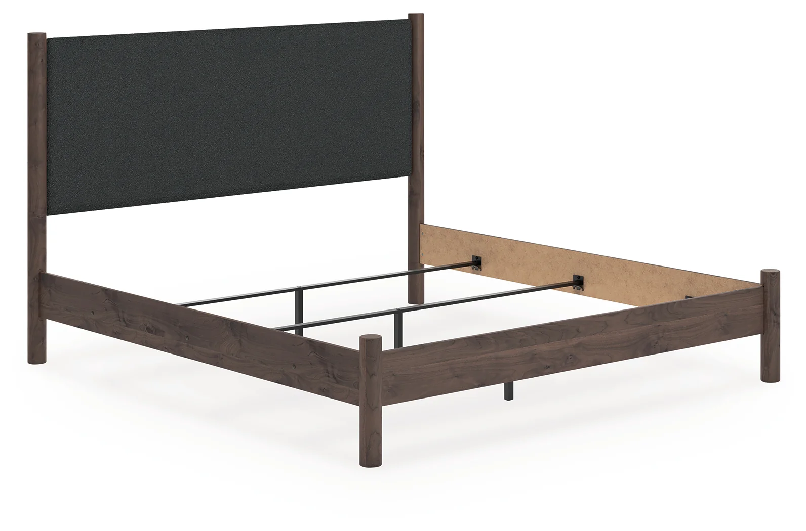 Pamytta Brown King Upholstered Panel Bed - Image 1