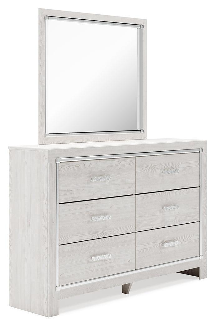 Altyra White Dresser And Mirror - Image 2