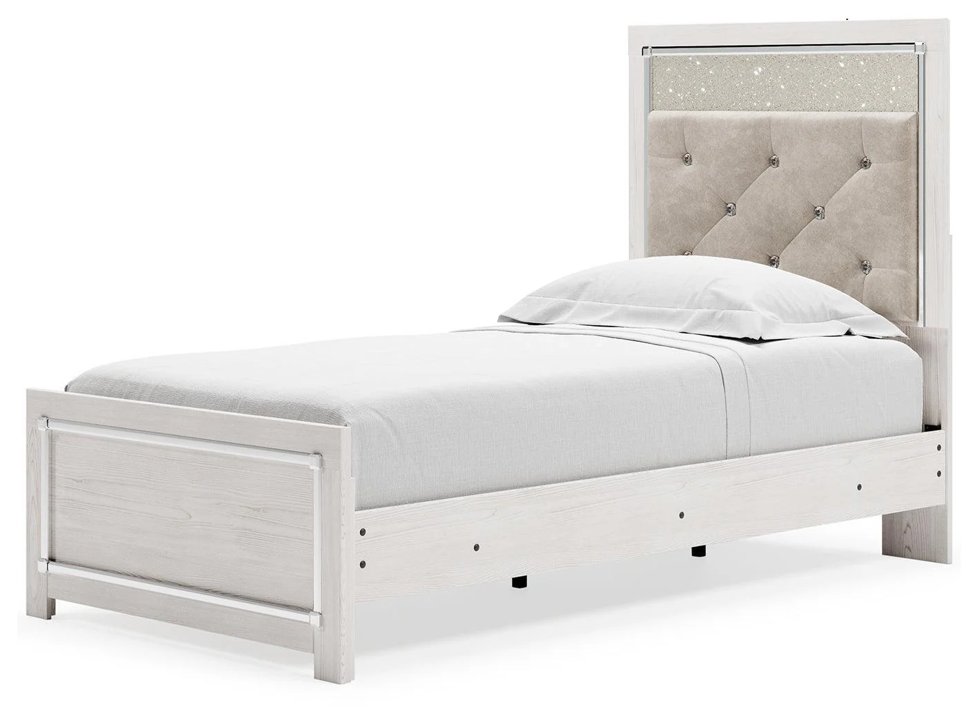 Altyra White Twin Panel Bed - Image 3