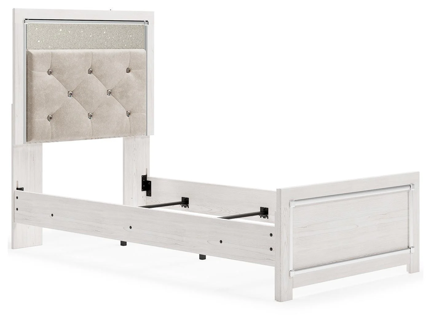 Altyra White Twin Panel Bed - Image 2
