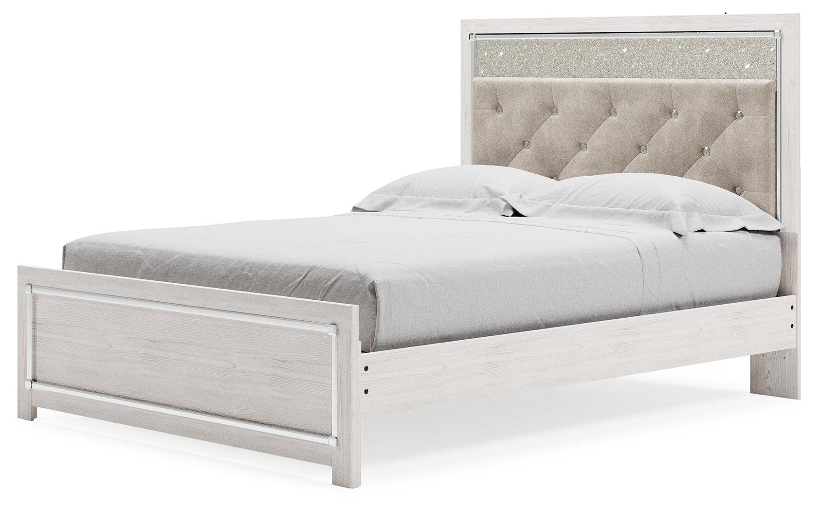 Altyra White Queen Panel Bed - Image 3