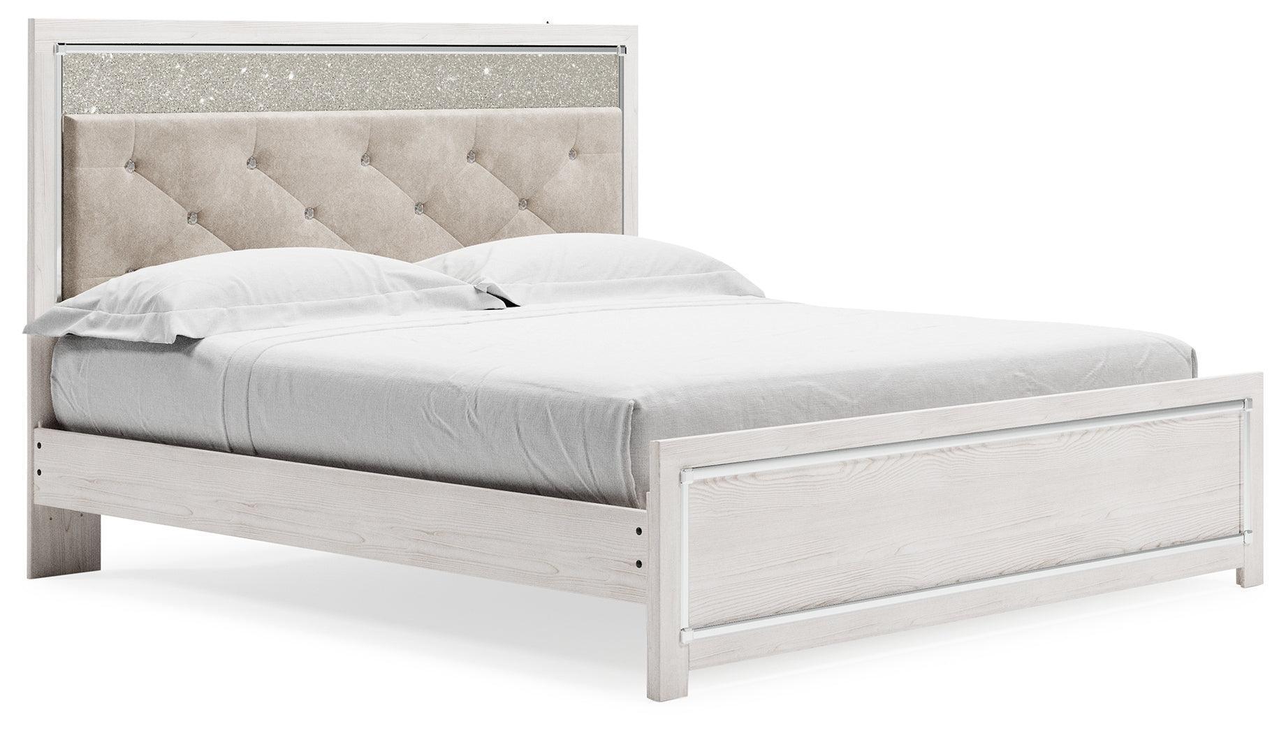 Altyra White King Panel Bed - Image 2