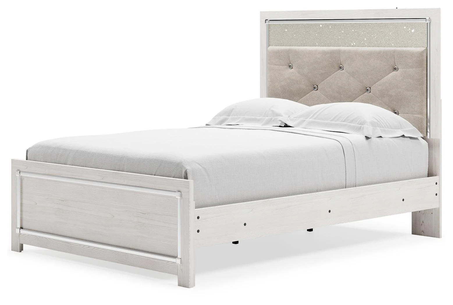 Altyra White Full Panel Bed - Image 3
