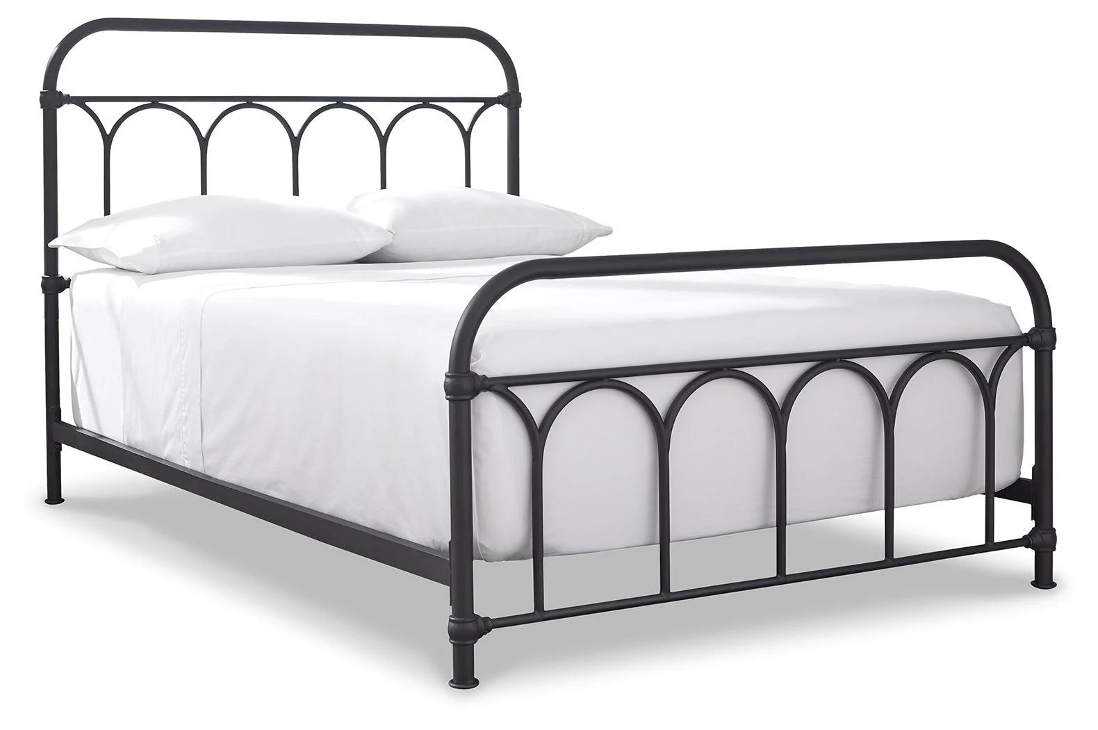 Nashburg Black Full Metal Bed - Image 2